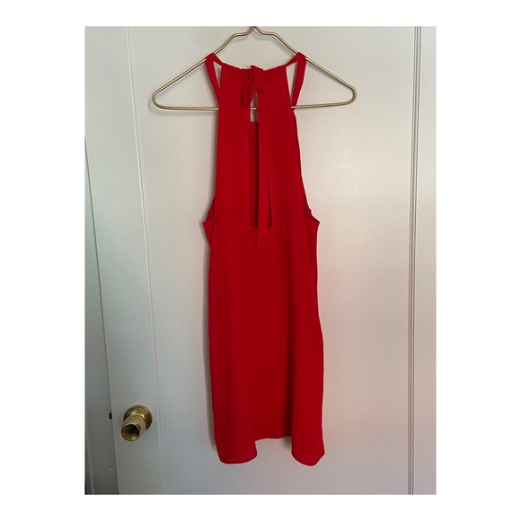 Lulu’s Breezy Street Red Halter Dress - Picture 5 of 9
